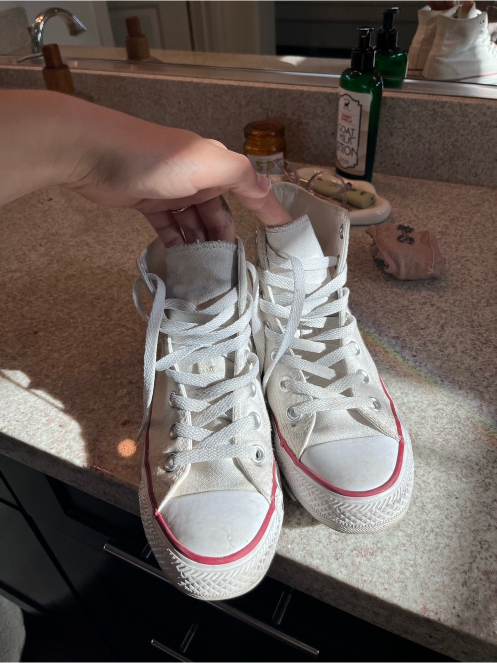 Women’s Converse White High-Top Sneakers